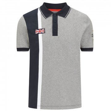 STRIPE POLO SHIRT - MEDIUM (BL1852M)