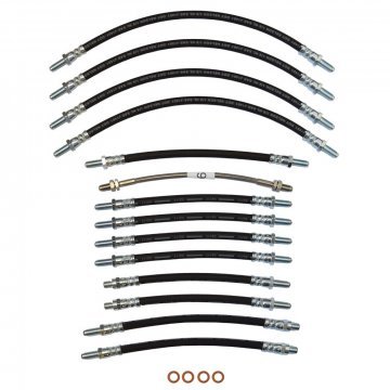 LHD HYDRAULIC FLEXI HOSE KIT (up to VIN 7405) (14 Hoses) (SSHYDLHKIT1)