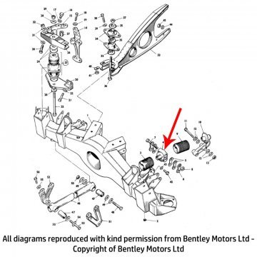 ABUTMENT BLOCK REAR CROSSMEMBER (UR14143)