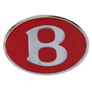 RED BENTLEY C POST BADGE (For plynth) (UB72286)