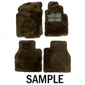 SET OF LWB LAMBSWOOL RUGS (RHD cars from 1980 to 1996) (UB70838P)