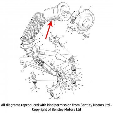 FRONT SUSPENSION UPPER SPRING SUPPORT (UR14729)