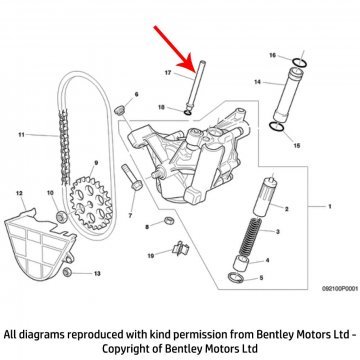 PIPE OIL PUMP (PB28049PA)