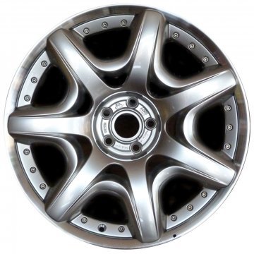 MULLINER 20" SPLIT RIM 7 SPOKE ALLOY WHEEL (MACHINE POLISH RIM) (3W0601025AM)