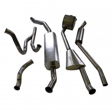 STAINLESS STEEL EXHAUST SYSTEM (SWB 4 door cars before VIN 16213) (EX14-SSSY1E)