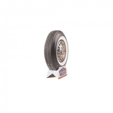 820x15 BF GOODRICH WHITE WALL (3&5/8") TYRE (820X15BFGOODWW)