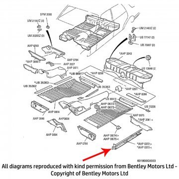 RH INNER SILL PANEL (LWB) (AHP0372)