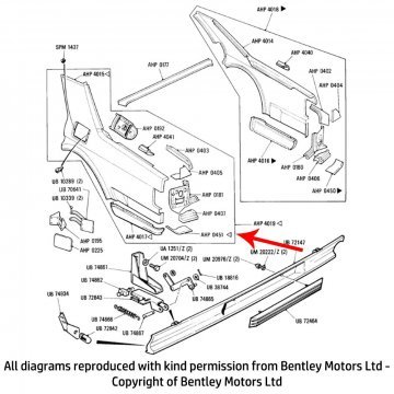LH REAR FENDER ASSEMBLY (AHP4019)
