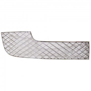 RH INNER BUMPER CHROME GRILLE (GT & GTC W12 - Bright Chrome) (3W3807682H)